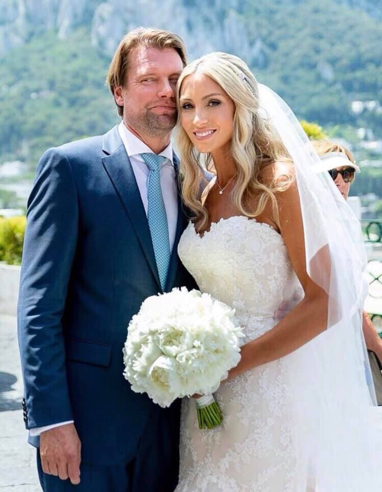 Capri destination wedding reception