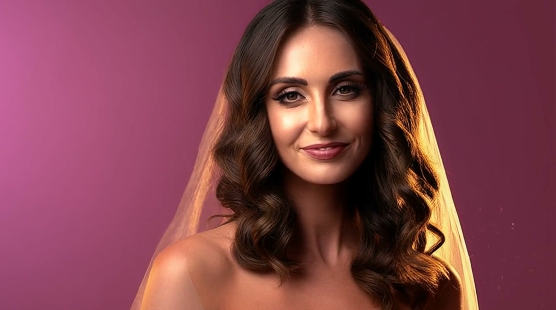 Luxury bridal hair and makeup transformation